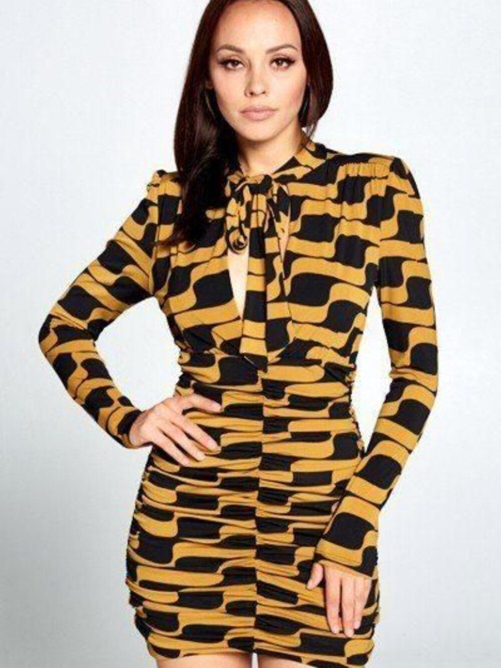 2 Ruched Mini Dresses